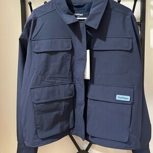 Halfdays Women’s Nan Field Jacket in Navy Blue, NWT, XL